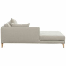 Kalona KYOTO Left Facing Extended Chaise Sofa Pearl WS-205-LCS-VILA-54 hero image