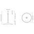 CTO Lighting Tinto Medium Pendant with Bronze Drop Rod - Satin Brass TINPEMSBBZ image NaN