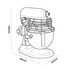 KitchenAid 5KSM170AMS Stand Mixer Medallion Silver image NaN
