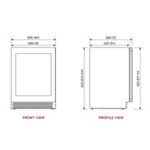 Vintec 141 Can Beverage Fridge Black VBS820SCB-X hero image
