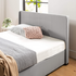 Zinus Maddon Queen Upholstered Gas Lift Storage Bed Frame Light Grey AU-FPPST1-12Q image NaN