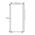 Westinghouse WRM3700PBR 370L Upright Fridge image NaN