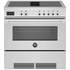 Bertazzoni 90cm Professional Airtec Stainless Steel Induction Freestanding Oven with Integrated Downdraft PROCH94I1EXT image NaN
