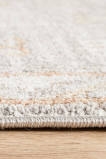Rug Culture Mayfair Large Grey & Peach Rug 400X80CM - MAY-CAT-GRY-400X80 hero image
