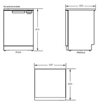Fisher & Paykel DW60FC2X1 Freestanding Dishwasher hero image