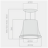 Elica 50cm Audrey Island Rangehood AUDREYHEAVYMETALF50 image NaN