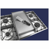 ILVE Professional Plus Series 90cm 6 Burner & Teppanyaki Freestanding Hybrid Oven with Milano Knobs P09FDWH3SS image NaN