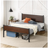 Zinus Queen Tucker Bed Frame Metal & Bamboo Wood Base Brown AU-FBOBH2-14Q image NaN