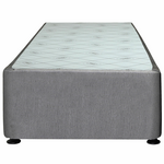 Sealy Long Single Spacesaver Base -  Blank In Charcoal - 728214 hero image