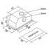 Falmec F3ML60S1-ER765 Milano 60cm Under Cupboard Rangehood with External Roof Motor image NaN