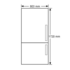 Westinghouse WBM5100WCL 510L Fridge image NaN