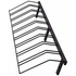 KingsBottle 9 Bottle Wall-Mounted Display Wine Rack WMRD09B image NaN