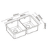 Abey LUA200PK Lucia Double Bowl Sink image NaN