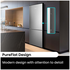 Hisense 417L PureFlat Bottom Mount Refrigerator Silver HRBM418S image NaN