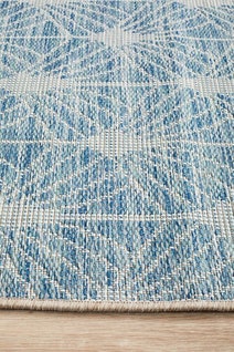 Rug Culture Terrace Large Blue Rug 400X80CM - TER-5502-BLU-400X80 hero image