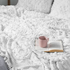 Linen House Somers White 240x260cm Bed Cover 01096D705 image NaN