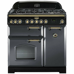 Falcon 90cm Classic Deluxe Slate Dual Fuel Freestanding Oven CDL90DFSL-BR hero image