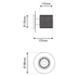 DCW Editions In The Sun 190 Sconce Light - Silver and Gold ITSS190SIGO image NaN