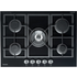 Baumatic BSGH75 70cm Black Glass Natural Gas Cooktop image NaN