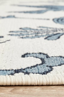 Rug Culture Seaside Large White & Blue Rug 280X190CM - SSD-7777-WHT-280190 hero image