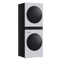 LG AI WashTower 19kg/10kg All-In-One Stacked Washer Dryer Matte Grey WWT-1910MGR hero image