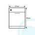 Emilia EDW62SS Freestanding Dishwasher image NaN