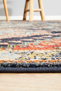 Rug Culture Legacy Oversize Multi-coloured Rug 400X300CM - LEG-854-NAVY-400X300 hero image