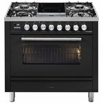 ILVE Professional Plus Series 90cm Dual Fuel Induction Double Oven with Milano Knobs PD09IDWE3MG hero image