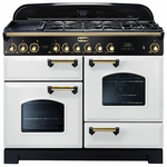 Falcon 110cm Classic Deluxe White Dual Fuel Freestanding Oven CDL110DFWH-BR hero image
