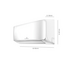 Kelvinator KSV25HWH 2.5kW Reverse Cycle Split System Inverter Air Conditioner image NaN