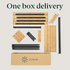 Zinus Moiz King Single Bamboo Wooden Bed Base AU-FBMMB2ZC-12B image NaN