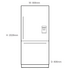 Fisher & Paykel Series 7 477L Integrated Bottom Mount Refrigerator with Ice and Water Right Hinge RS9120WRU1 image NaN