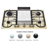 ILVE HCB90FCN 90cm Nostalgie Series Natural Gas Cooktop with Tepanyaki Plate - Custom Made Only image NaN
