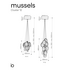 Bomma Mussels Pendant Light Cluster 12 pcs 8595610931810 image NaN