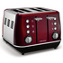 Morphy Richards 240108 Evoke 4 Slice Red Toaster image NaN