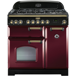 Falcon 90cm Classic Deluxe Cranberry Dual Fuel Freestanding Oven CDL90DFCY-BR hero image