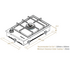 Spezialist 34cm LP Gas Cooktop with Stainless Steel Plate Copper Surface S30341SPBCULPG image NaN