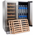 Bosston 180L Double Door Beer and Wine Alfresco Fridge BOS180W2D image NaN