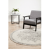 Rug Culture Chrome Small Silver & Off White Rug 150X150CM - CRO-RIT-SIL-150X150 image NaN