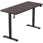 Lifespan Fitness ErgoDesk 140cm Electric Standing Desk Walnut/Black LFDK-ED140WNBK hero image