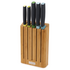 Joseph Joseph 10300 5-Piece Elevate Knife Set With Slimline Bamboo Block image NaN