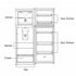 TCL 338L Top Mount Fridge P362TMW image NaN