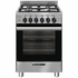Glem 53cm Dual Fuel Freestanding Oven Stainless Steel GB534GE image NaN