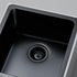 Titan Essentials 500mm Single Bowl Kitchen Sink - Matte Black TSBS52 image NaN