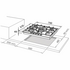 DeLonghi DEGHSL75 75cm Natural Gas Cooktop image NaN