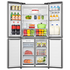 Hisense 483L PureFlat Slim French Door Refrigerator with Non-Plumbed Ice and Water Dispenser Stainless Steel HRCD483TSW image NaN