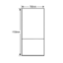 Fisher & Paykel Series 5 494L Bottom Mount Refrigerator Stainless Steel Left Hinge RF522BLPX6 image NaN
