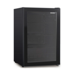Husky 130L Glass Door Bar Fridge Black HUS130CNBLK hero image