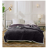SOGA Dark Grey Throw Blanket BLANKET303 image NaN
