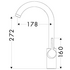 Hansgrohe 14863003 Talis S2 Variarc Goose Neck Kitchen Mixer Tap image NaN